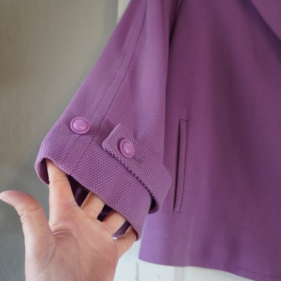 Talbots Lavender Blazer Size 14 - Picture 4 of 10